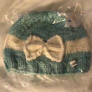 Blueberry hill child’s knitted hat.